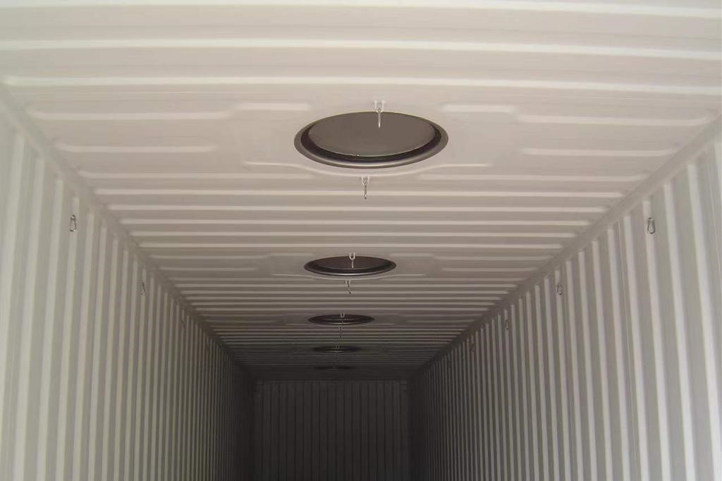 Hatches of a bulk container