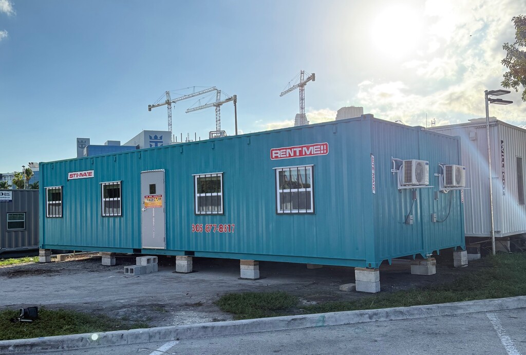 40’ High Cube Double Office - With Manager Office & Restroom