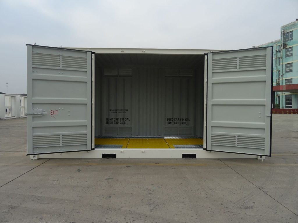 Container from Tradecorp USA with side loader