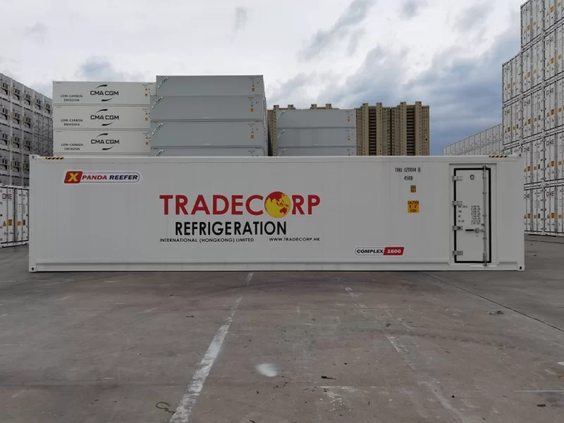 reefer containers, 40 high cube cold storage