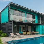 Container pool house