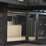 Shipping Container Pop-Up Display Room