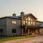 Shipping container barndominium
