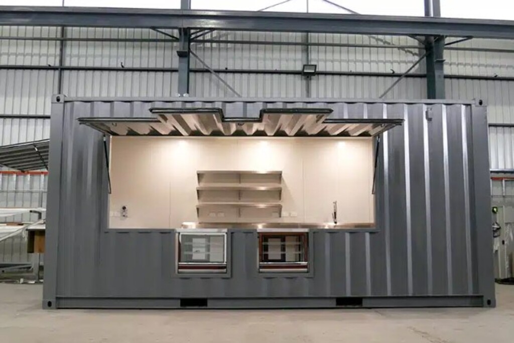 Custom Cafe With Display Cabinet
