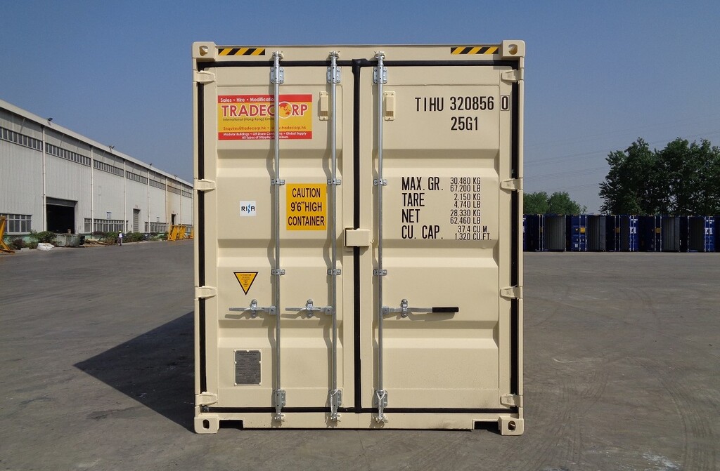 Sea container locks