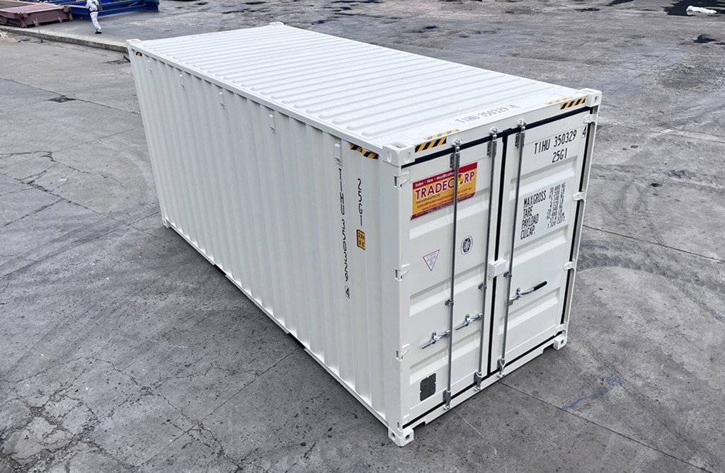 A shipping container from Tradecorp USA