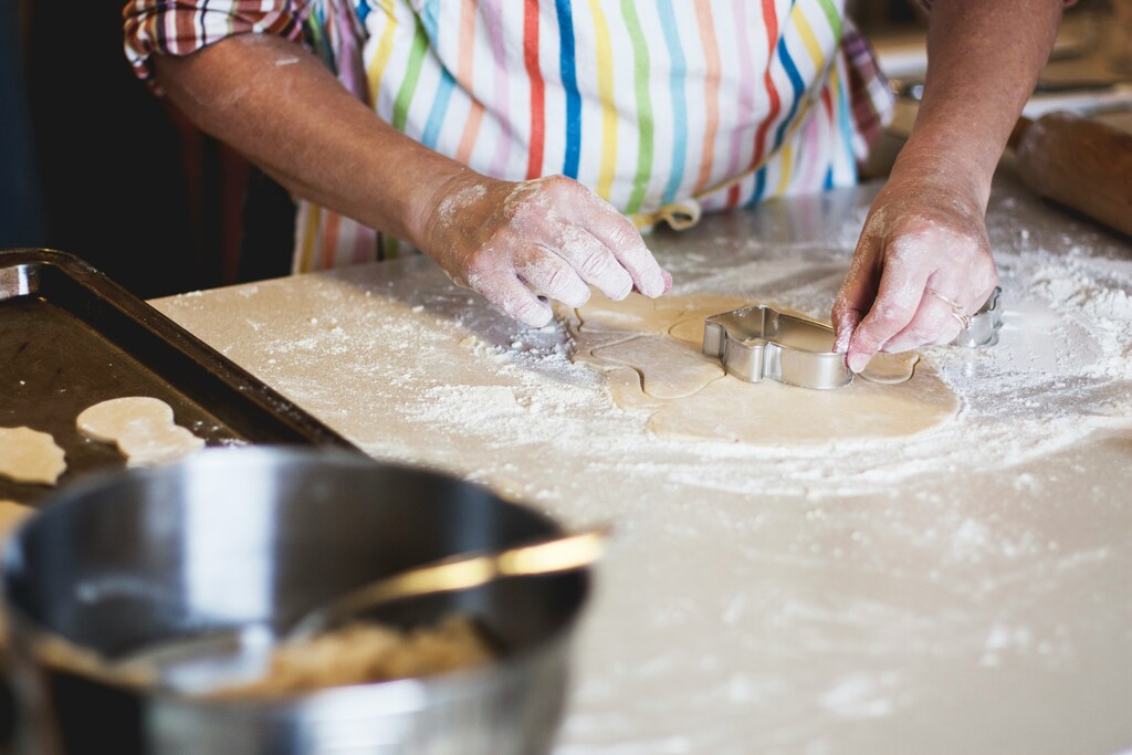 A baking ession