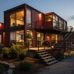 2 story shipping container home