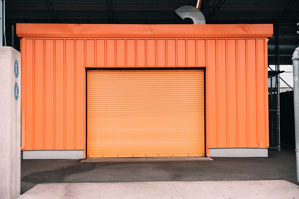 Storing Outdoor Tools in a Shipping Container Garage in Winter