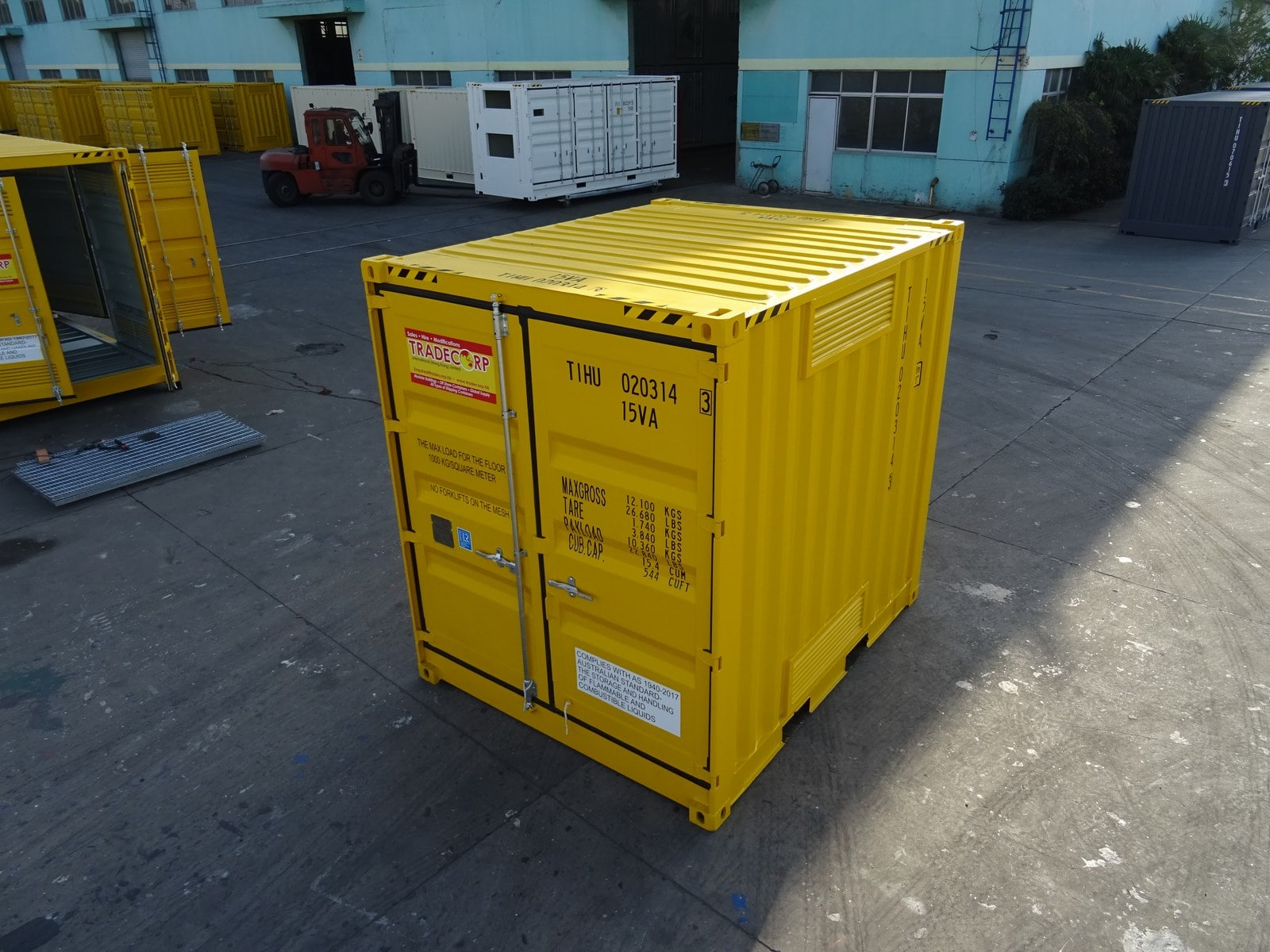 10' high cube dangerous goods 6