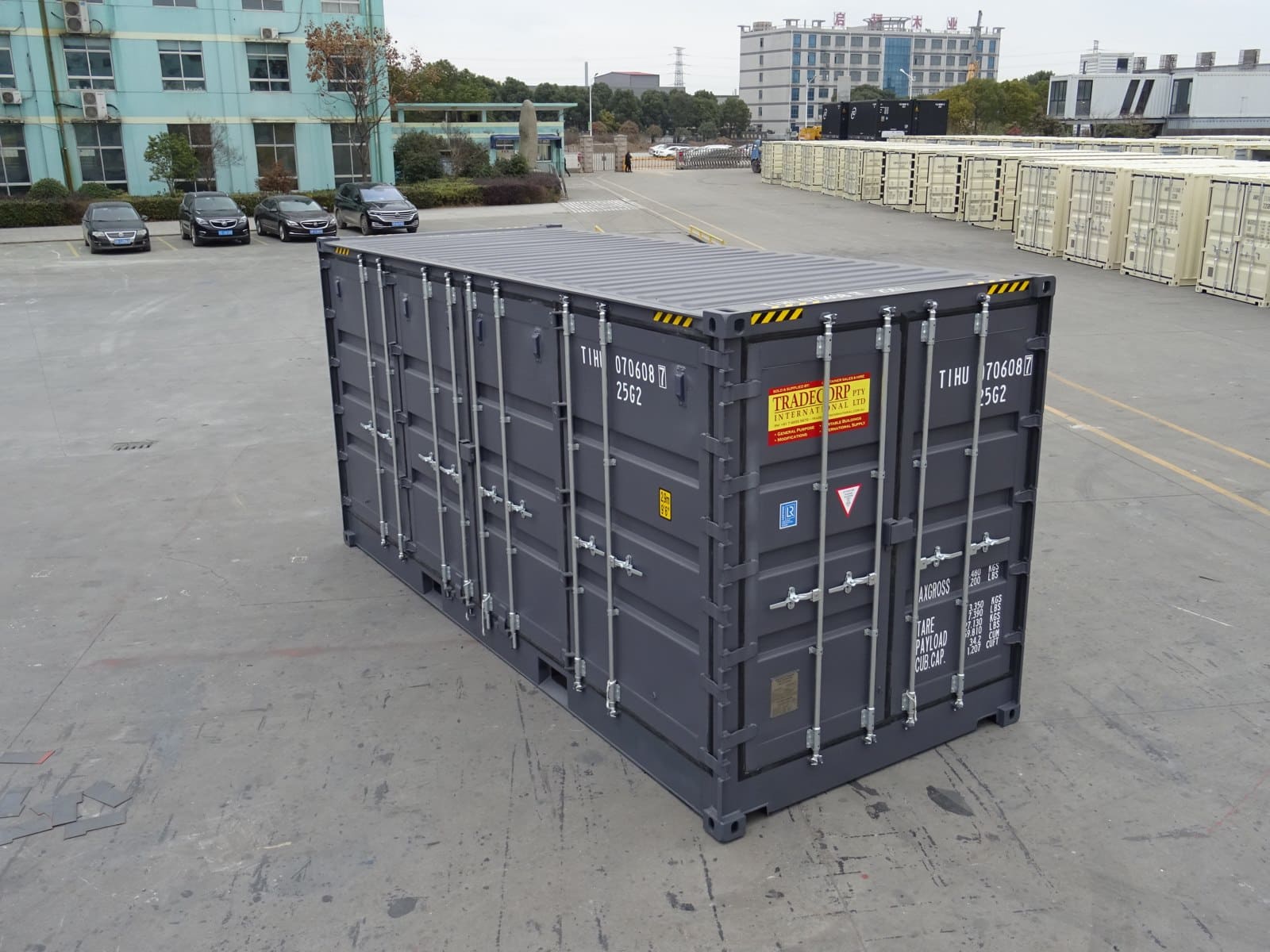 20' high cube side opening