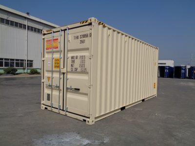 20' hc light ivory shipping containers for sale