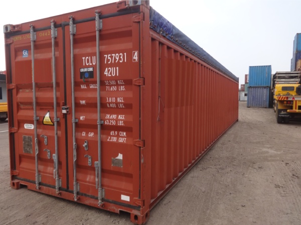 40ft open top shipping container
