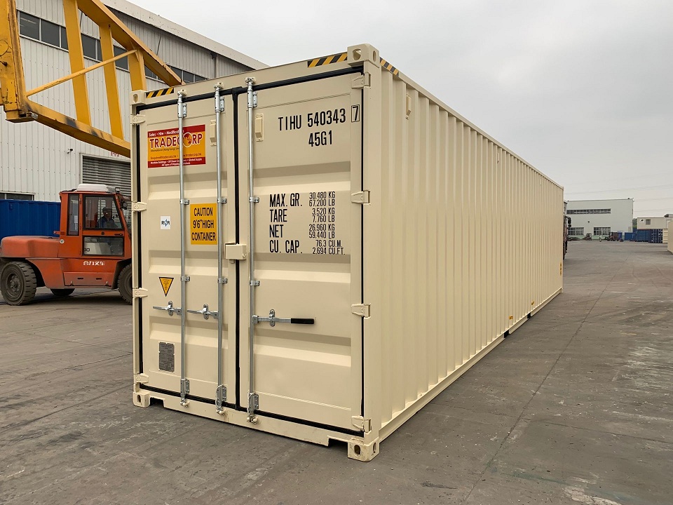 40 Feet High Cube Shipping Container for Sale