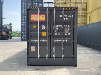 40' high cube side open double door