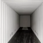 20 feet blue used gp shipping containers interior view