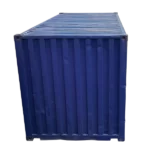 20 feet blue used gp shipping containers for sale side view