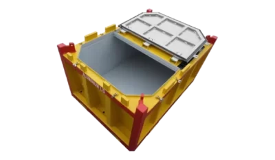 7’10 5’7 4’2 Cutting Skip Offshore DNV Container