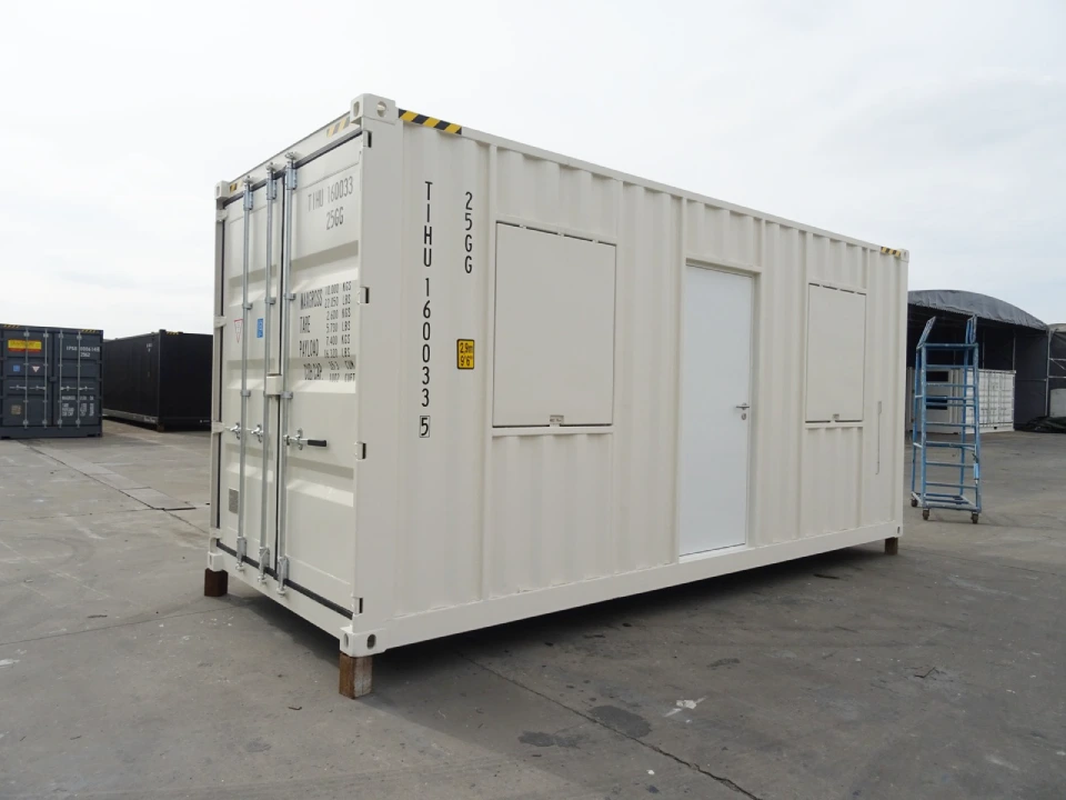 20ft High Cube Office Container 1.5 side view