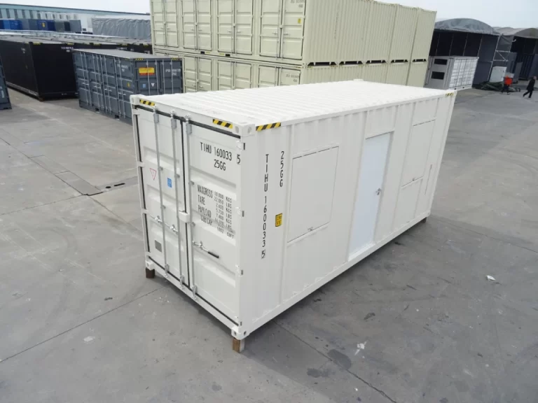 20ft High Cube Office Container 1.6 45 degree view
