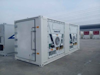 20 feet white blastfreezer side view