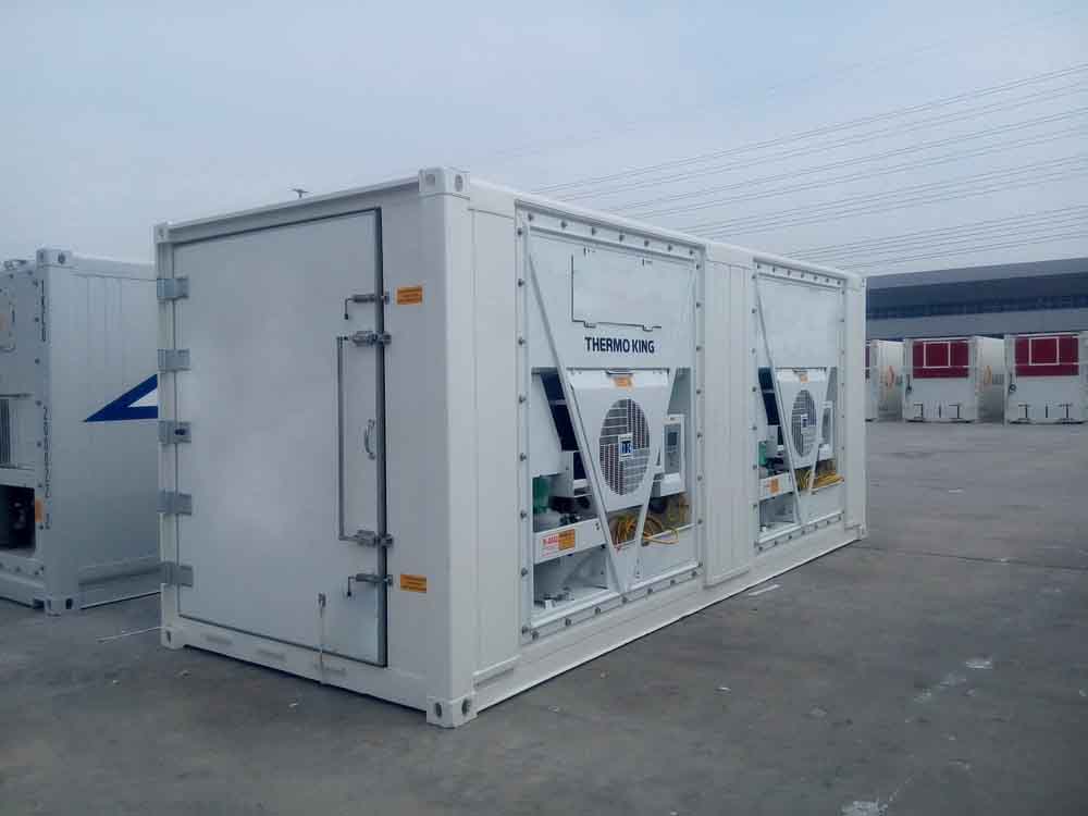 20 feet white blastfreezer side view