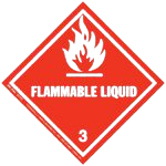 Flammable liquid icon