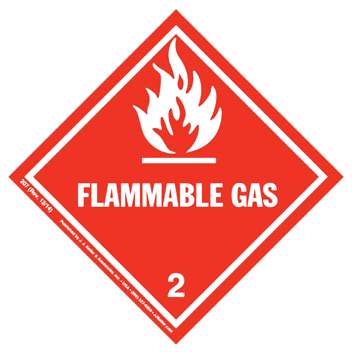 Flammable gas icon