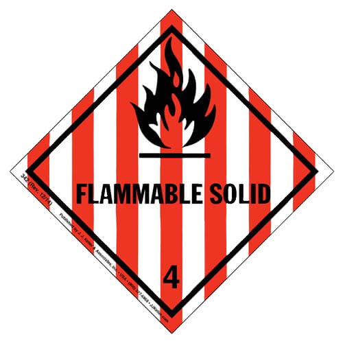 Flammable solids icon