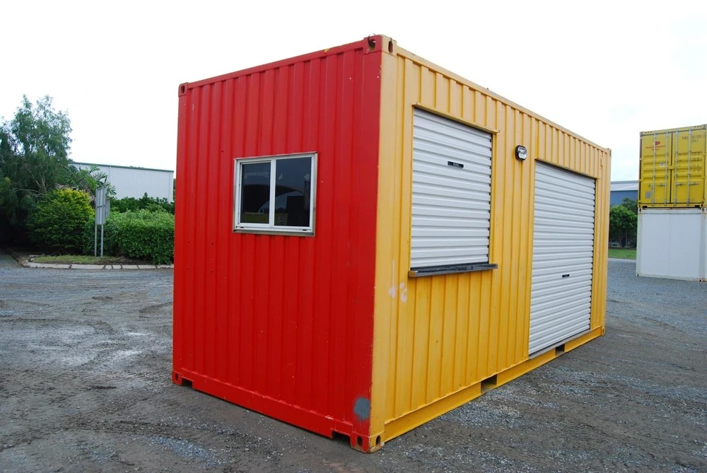 0' Canteen Container with Roller Doors