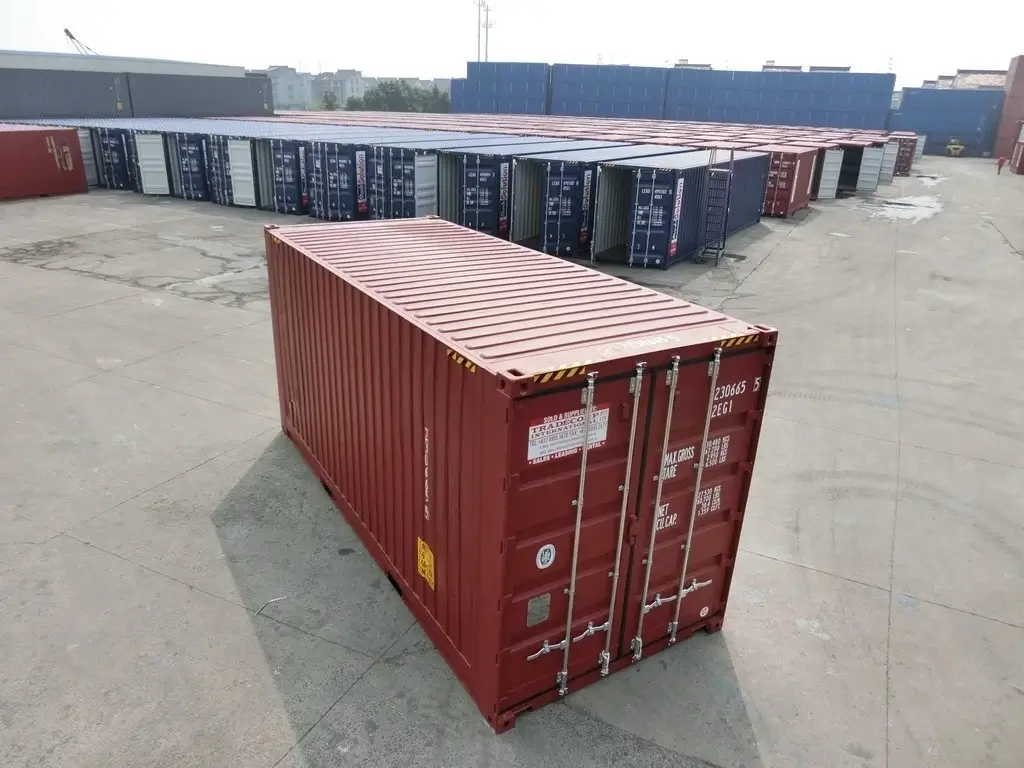 20' High Cube Pallet Wide Removalist Container with Carpet Boards