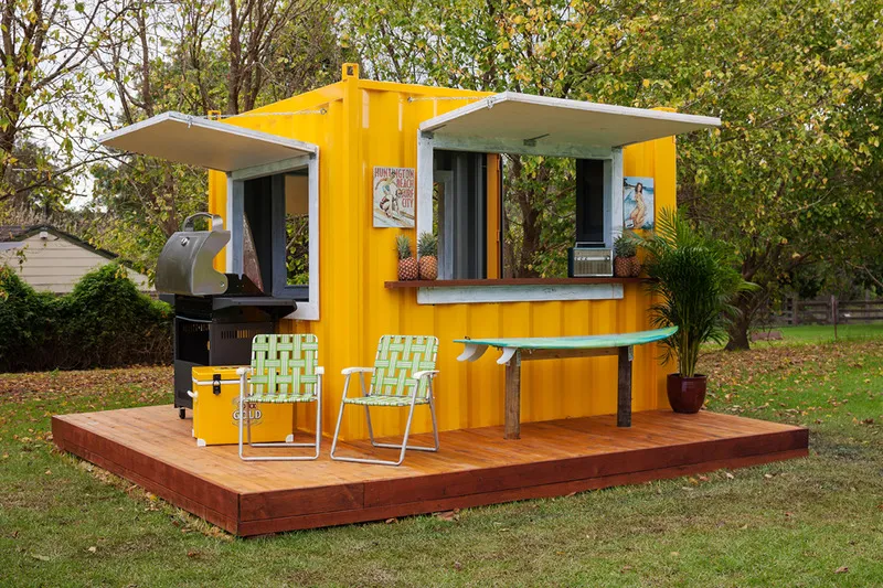 10’ BBQ Container Shack