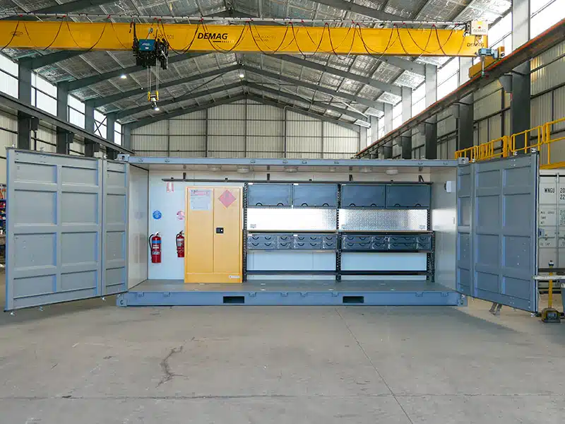 Modified Side Opening Container