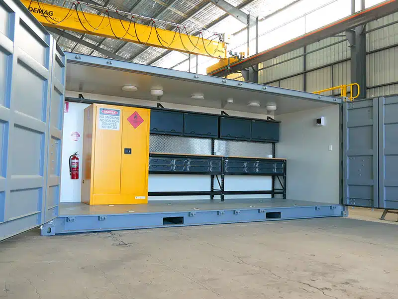Side Opening Workshop Container