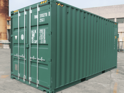 20' high cube steel floor container